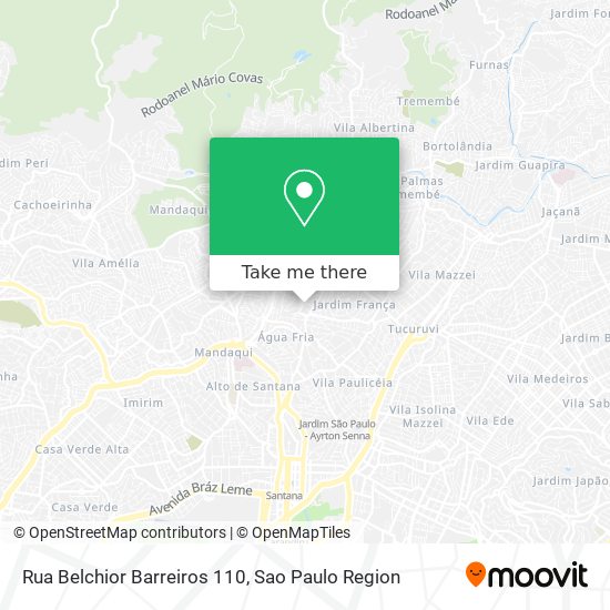 Rua Belchior Barreiros 110 map