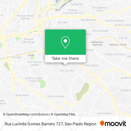 Rua Lucinda Gomes Barreto 727 map