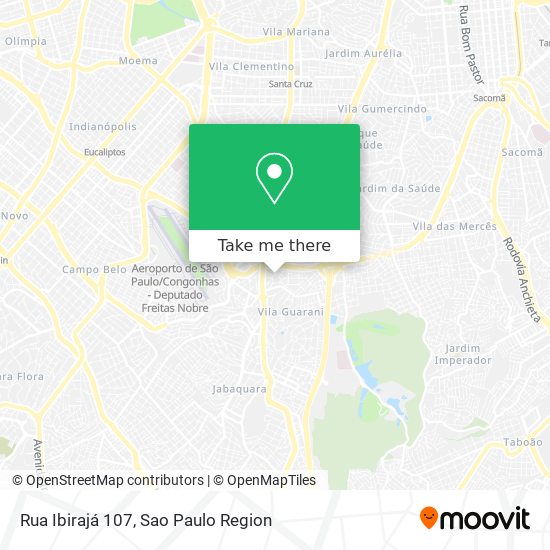 Mapa Rua Ibirajá 107