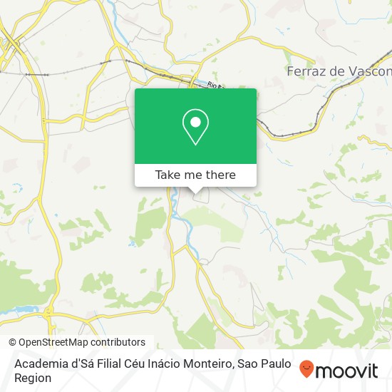 Academia d'Sá Filial Céu Inácio Monteiro map