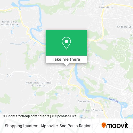 Mapa Shopping Iguatemi Alphaville