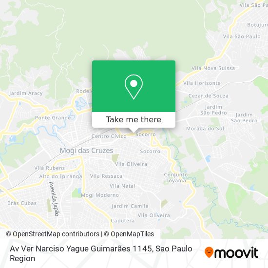 Av  Ver  Narciso Yague Guimarães 1145 map