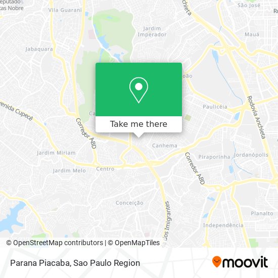 Parana Piacaba map