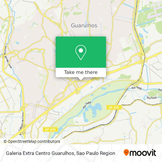 Galeria Extra Centro Guarulhos map