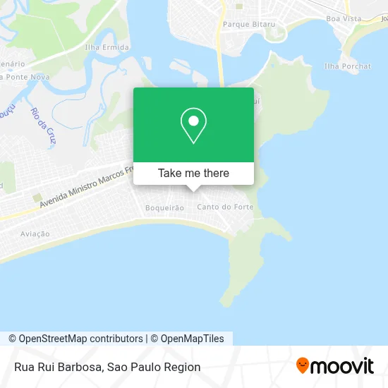 Rua Rui Barbosa map