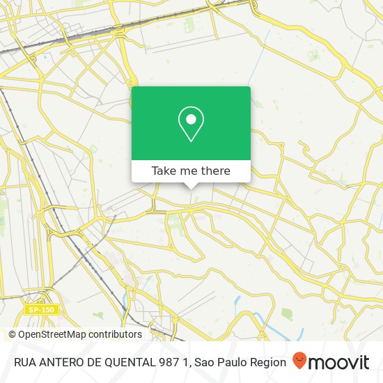 RUA ANTERO DE QUENTAL  987 1 map