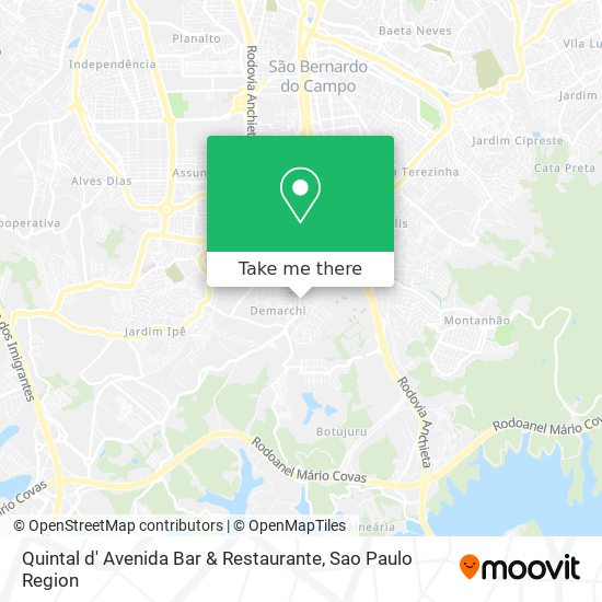 Quintal d' Avenida Bar & Restaurante map
