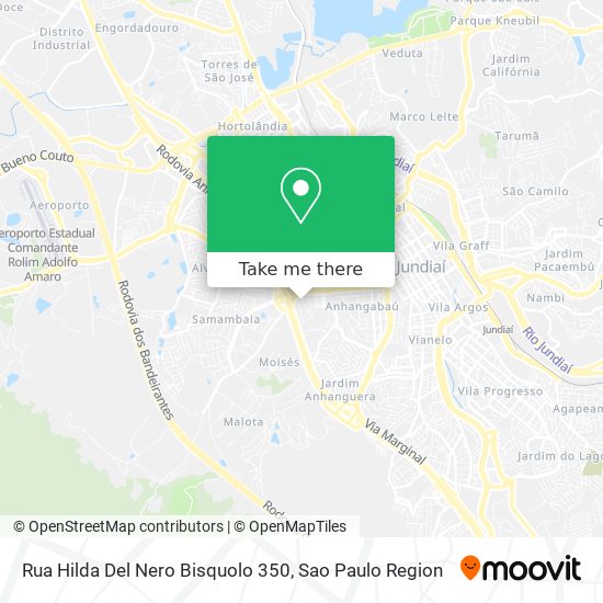 Mapa Rua Hilda Del Nero Bisquolo  350
