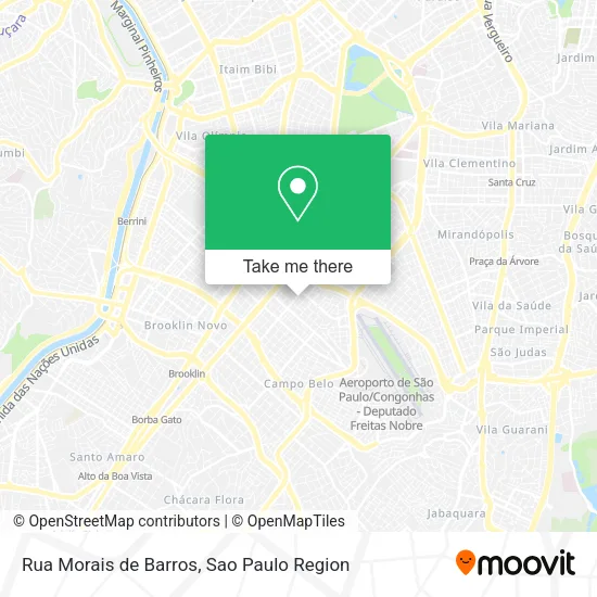 Rua Morais de Barros map