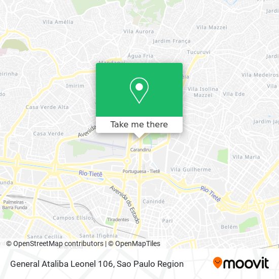 General Ataliba Leonel 106 map