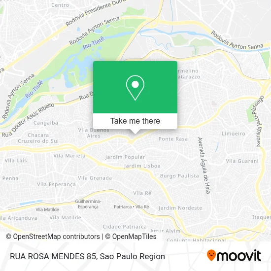 RUA ROSA MENDES 85 map