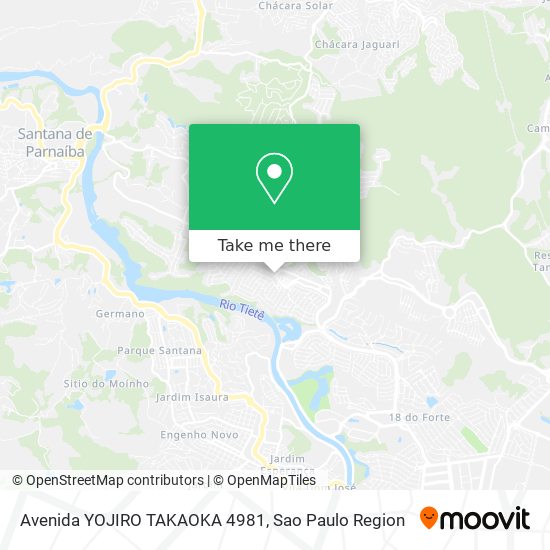 Mapa Avenida YOJIRO TAKAOKA 4981