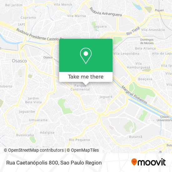 Mapa Rua Caetanópolis 800