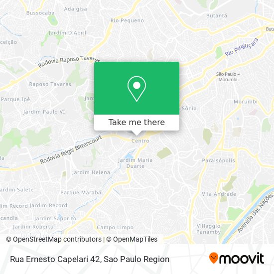 Mapa Rua Ernesto Capelari 42
