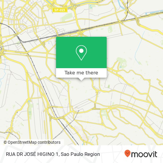 RUA DR  JOSÉ HIGINO 1 map