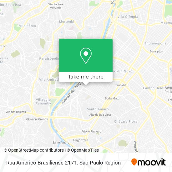 Rua Américo Brasiliense 2171 map