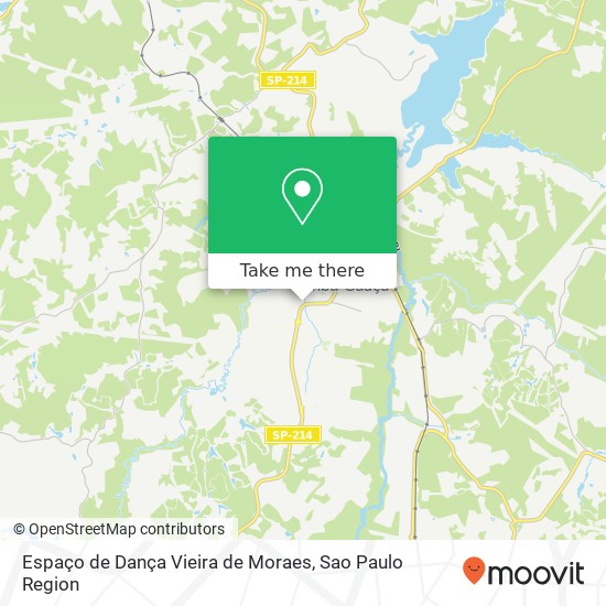 Espaço de Dança Vieira de Moraes map