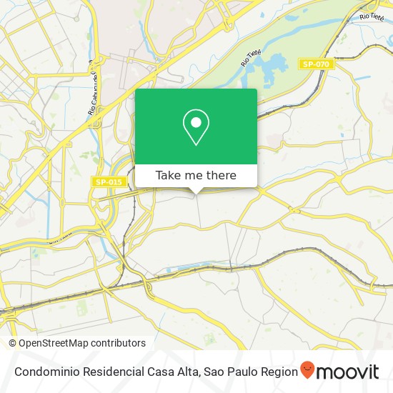 Condominio Residencial Casa Alta map