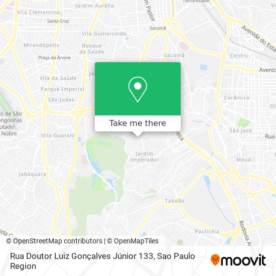 Mapa Rua Doutor Luiz Gonçalves Júnior  133