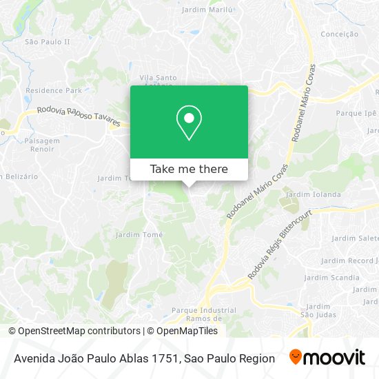 Avenida João Paulo Ablas 1751 map