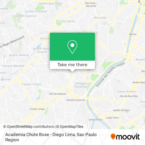 Academia Chute Boxe - Diego Lima map