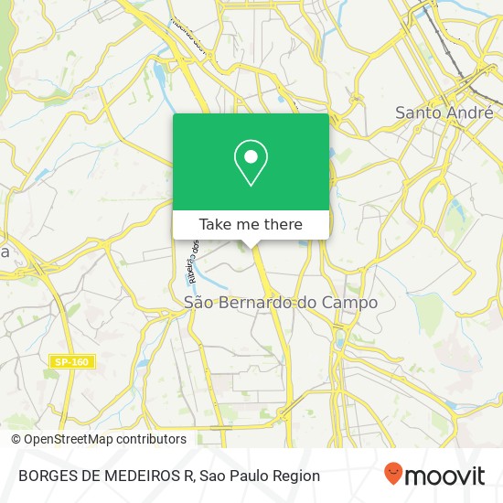 BORGES DE MEDEIROS  R map