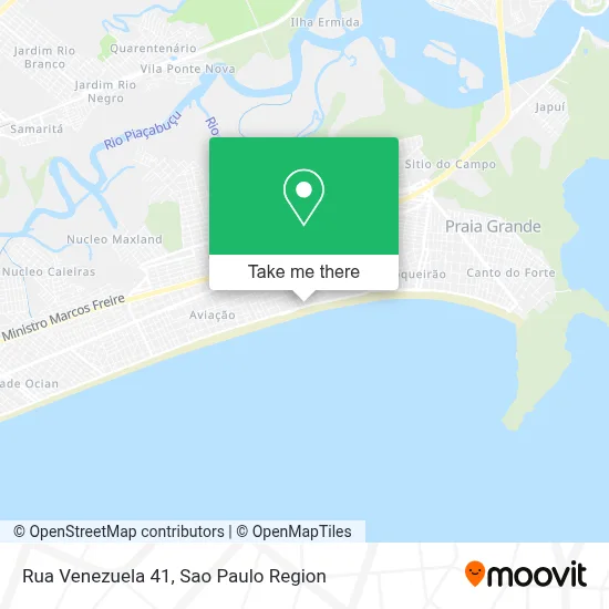 Rua Venezuela 41 map