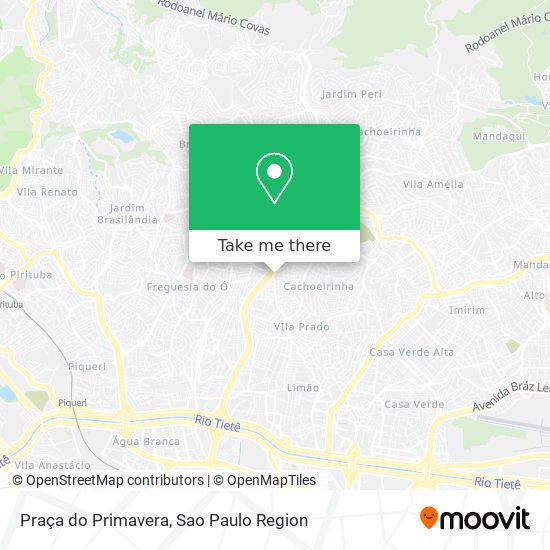 Praça do Primavera map