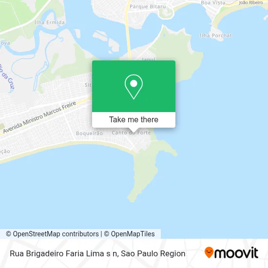 Rua Brigadeiro Faria Lima s n map
