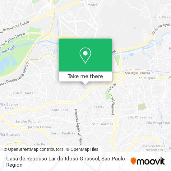 Casa de Repouso Lar do Idoso Girassol map