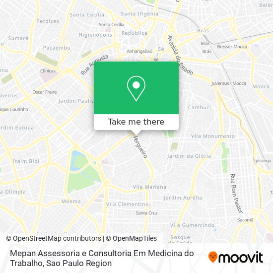 Mepan Assessoria e Consultoria Em Medicina do Trabalho map