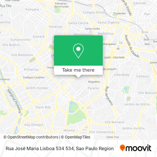 Rua José Maria Lisboa 534 534 map