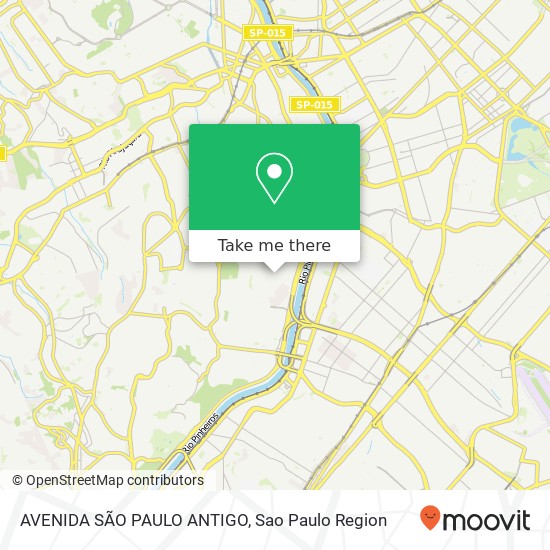 AVENIDA SÃO PAULO ANTIGO map