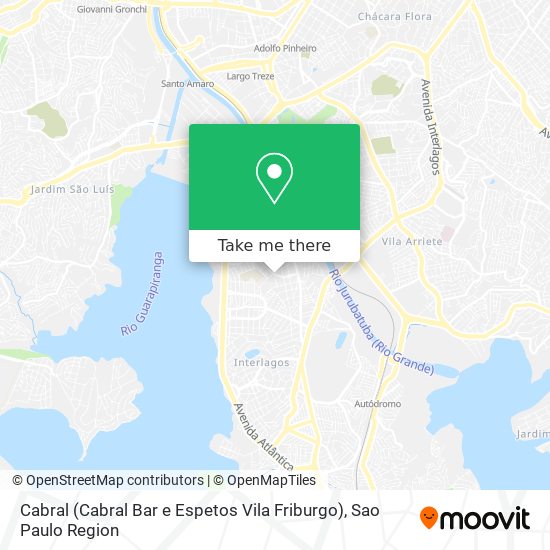 Mapa Cabral (Cabral Bar e Espetos Vila Friburgo)