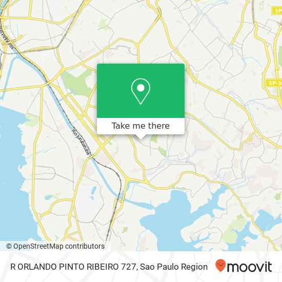 R ORLANDO PINTO RIBEIRO 727 map