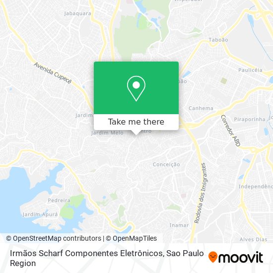 Mapa Irmãos Scharf Componentes Eletrônicos