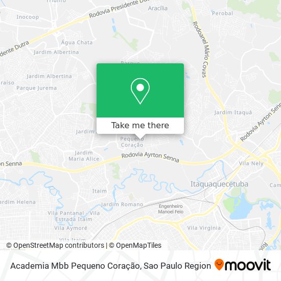 Academia Mbb Pequeno Coração map