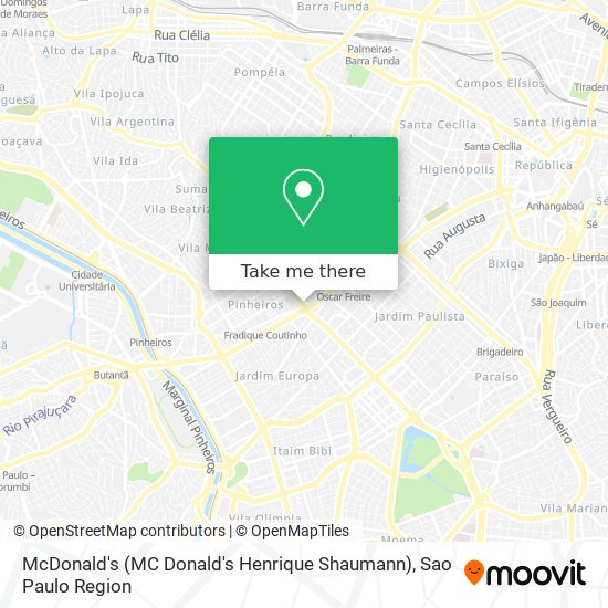 McDonald's (MC Donald's Henrique Shaumann) map