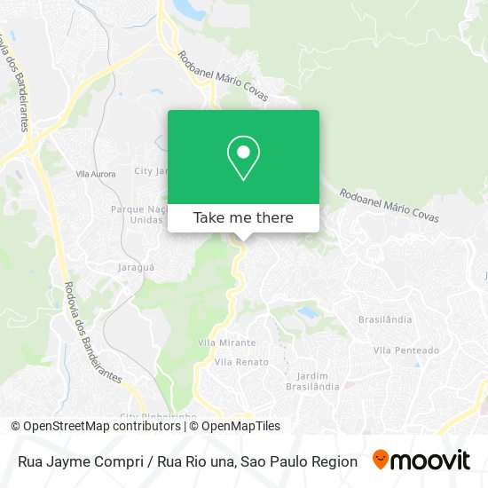 Rua Jayme Compri / Rua Rio una map