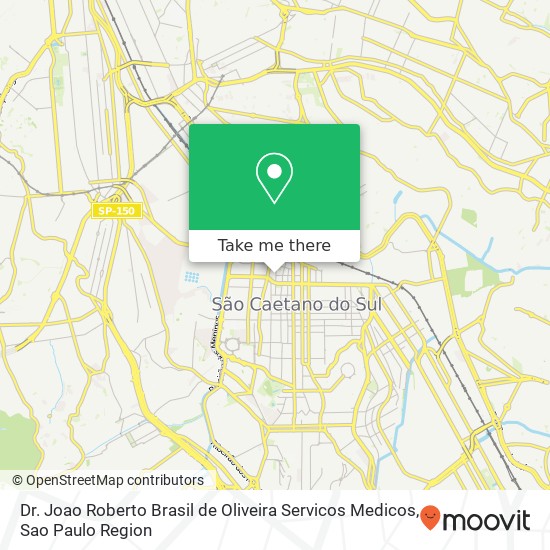 Dr. Joao Roberto Brasil de Oliveira Servicos Medicos map