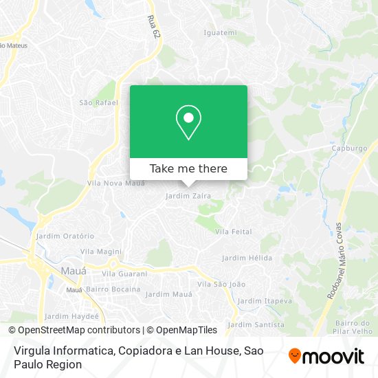 Virgula Informatica, Copiadora e Lan House map