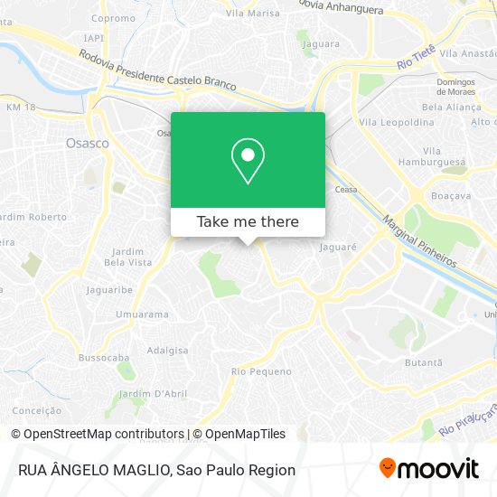 RUA ÂNGELO MAGLIO map