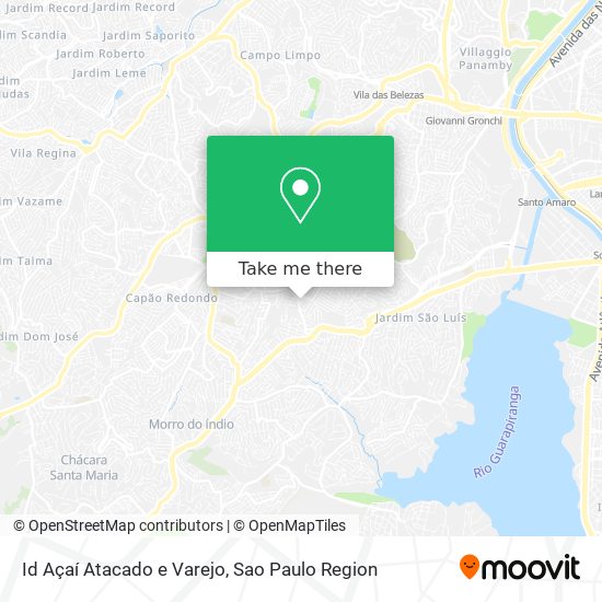 Id Açaí Atacado e Varejo map