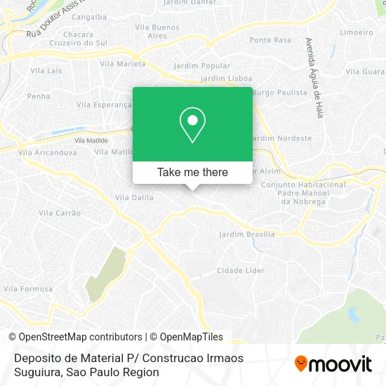 Deposito de Material P/ Construcao Irmaos Suguiura map