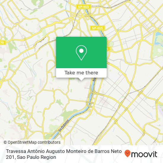 Travessa Antônio Augusto Monteiro de Barros Neto 201 map