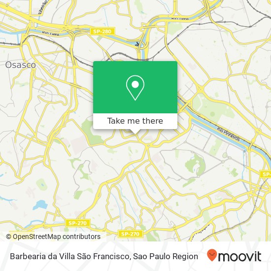 Barbearia da Villa São Francisco map