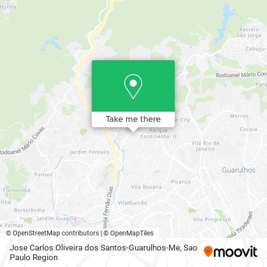 Jose Carlos Oliveira dos Santos-Guarulhos-Me map