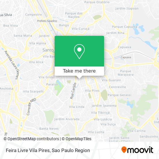 Feira Livre Vila Pires map