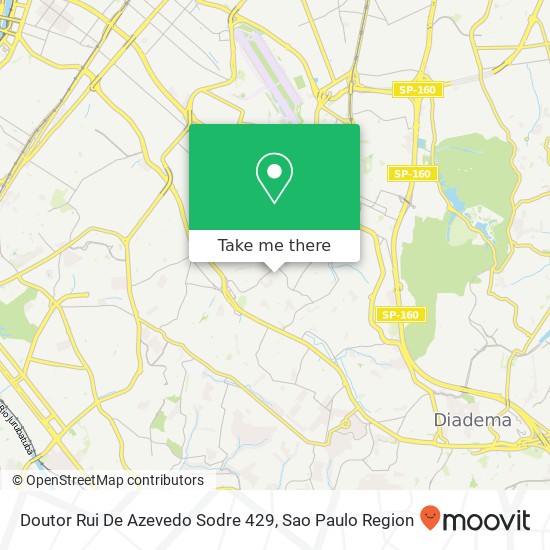 Mapa Doutor Rui De Azevedo Sodre 429