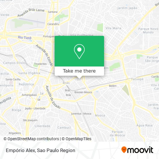 Empório Alex map